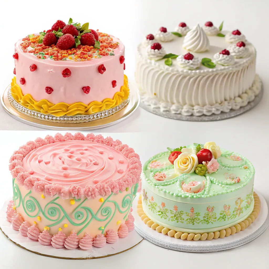 Decorated cakes